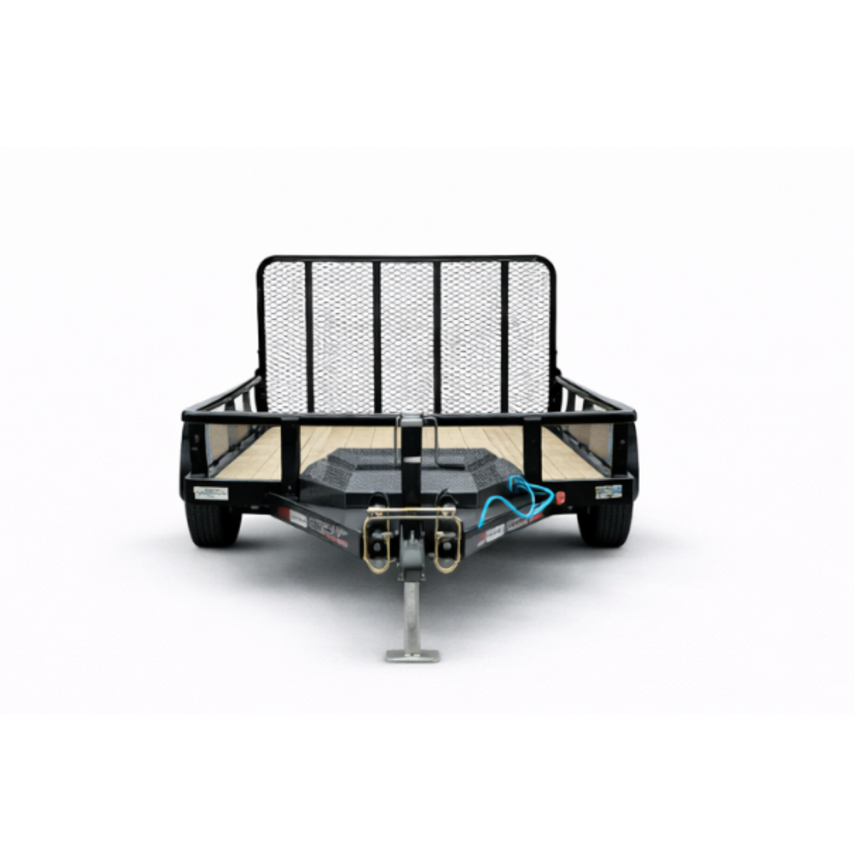 12' Black UTZ Utility Trailer