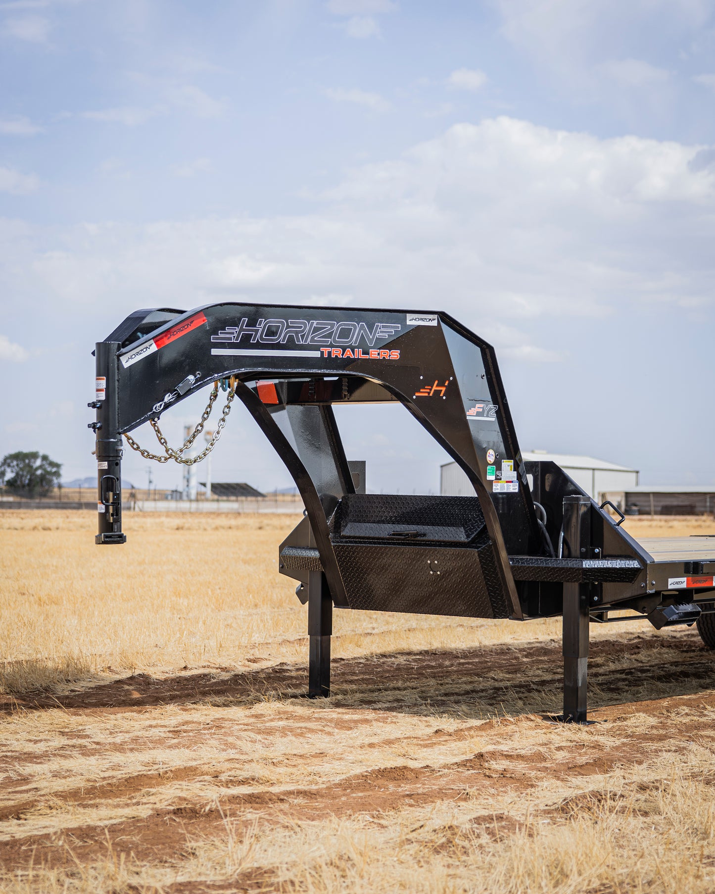 Horizon FYZ Hydrolic Dovetail Flatdeck Trailer